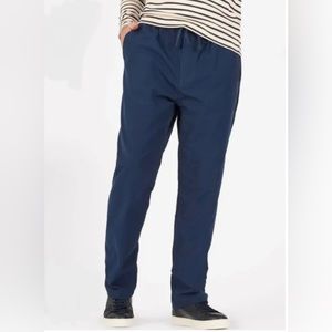 Peter Christian Men's Navy Drawstring Waist Pants